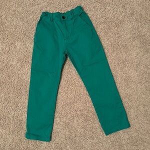 5/$25 Boys teal green chino pants, size 8